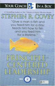 Cover of: Principle-Centered Leadership (Your Coach in a Box) by Stephen R. Covey, Stephen R. Covey