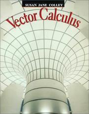 Cover of: Vector calculus by Susan Jane Colley