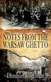 Cover of: Notes from the Warsaw Ghetto by Emmanuel Ringelblum, Jacob Sloan