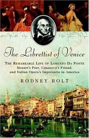 Cover of: The Librettist of Venice by Rodney Bolt