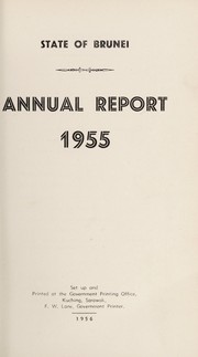 Cover of: Annual report by State of Brunei