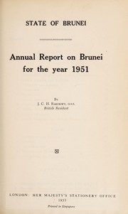Cover of: Annual report on Brunei | Great Britain. Colonial Office