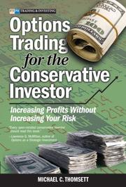 Cover of: Options Trading for the Conservative Investor by Michael C. Thomsett