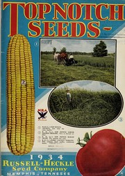 Cover of: Top notch seeds, 1934 | Russell-Heckle Seed Co