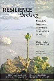 Cover of: Resilience Thinking: Sustaining Ecosystems and People in a Changing World