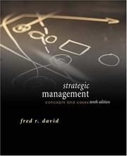 Cover of: Strategic Management | Fred David