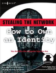Cover of: Stealing the Network by Timothy Mullen, Ryan Russell, Riley Eller, Jay Beale, FX FX, Chris Hurley, Tom Parker, Bri Hatch, Johnny Long