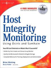 Cover of: Host Integrity Monitoring Using Osiris and Samhain