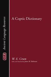 Cover of: A Coptic Dictionary (Ancient Language Resources)