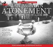 Cover of: Atonement by Ian McEwan, Ian McEwan, Josephine Bailey