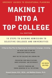 Cover of: Making it into a top college by Greene, Howard