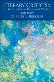 Cover of: Literary Criticism by Charles E. Bressler