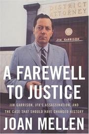 Cover of: A Farewell to Justice by Joan Mellen