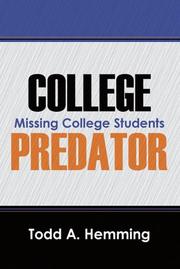 Cover of: College Predator: Missing College Students