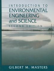 Cover of: Introduction to environmental engineering and science | Gilbert M. Masters