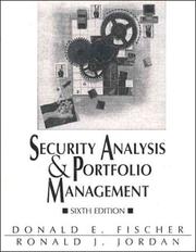 Security analysis and portfolio management by Donald E. Fischer