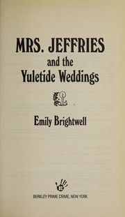 Cover of: Mrs. Jeffries and the yuletide weddings