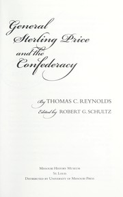 Cover of: General Sterling Price and the Confederacy | Thomas C. Reynolds