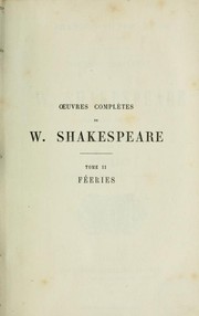 Cover of: Féeries by William Shakespeare