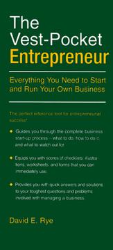 Cover of: The vest-pocket entrepreneur: everything you need to start and run your own business