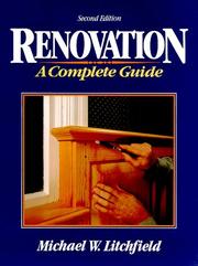 Cover of: Renovation by Michael W. Litchfield