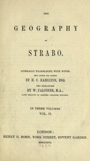 Cover of:  by Strabo