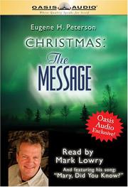 Cover of: Christmas: The Message