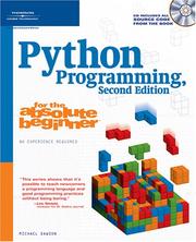 Cover of: Python Programming for the Absolute Beginner, Second Edition (For the Absolute Beginner)