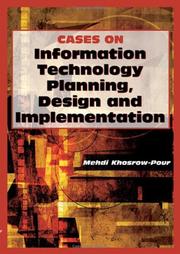 Cover of: Cases on Information Technology Planning, Design and Implementation (Cases on Information Technology Series)