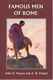 Cover of: Famous Men of Rome (Yesterday's Classics)