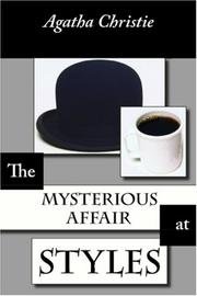Cover of: The Mysterious Affair at Styles by Agatha Christie