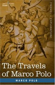 Cover of: The Travels of Marco Polo by Marco Polo