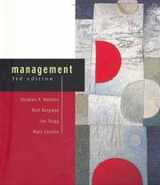 Cover of: Management Australia and New Zealand by Stephen P. Robbins