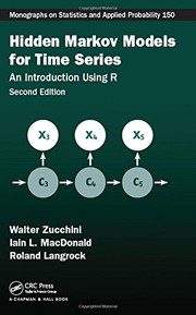 Hidden Markov models for time series by W. Zucchini, Iain L. MacDonald, Walter Zucchini