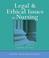 Cover of: Legal and Ethical Issues in Nursing (4th Edition)