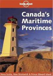 Cover of: Lonely Planet Canada's Maritime Provinces