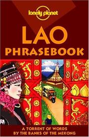 Cover of: Lonely Planet Lao Phrasebook (Lonely Planet Lao  Phrasebook)