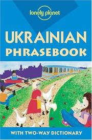 Cover of: Ukrainian phrasebook by Marko Pavlyshyn