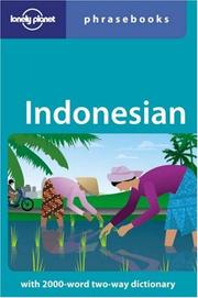 Cover of: Indonesian by Laszlo Wagner, Lonely Planet Phrasebooks