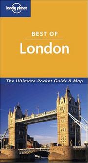 Cover of: Lonely Planet Best Of London (Lonely Planet Encounter London) by Sarah Johnstone