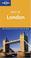 Cover of: Lonely Planet Best Of London (Lonely Planet Encounter London)