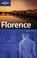 Cover of: Lonely Planet Florence