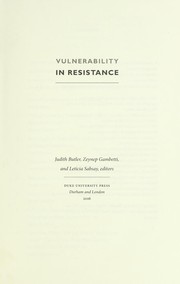 Cover of: Vulnerability in resistance