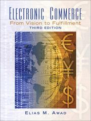 Cover of: Electronic commerce by Elias M. Awad, Elias M. Awad