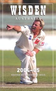 Cover of: Wisden Cricketers' Almanack Australia 2004-05 (Wisden)