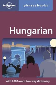 Cover of: Hungarian by Christina Mayer, Lonely Planet Phrasebooks