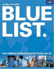 Cover of: The Lonely Planet Bluelist 2006 (Lonely Planet's Blue List) by 
