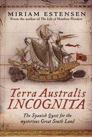 Cover of: Terra Australis Incognita: The Spanish Quest for the Mysterious Great South Land