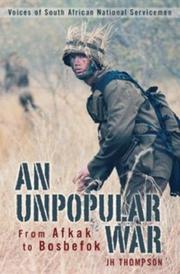 Cover of: An Unpopular War