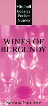 Cover of: Mitchell Beazley Pocket Guide: Wines of Burgundy (Mitchell Beazley Pocket Guide,)